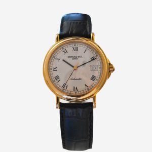 Gold ring watch