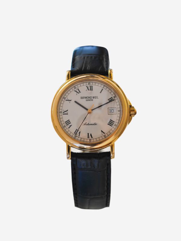 Gold ring watch