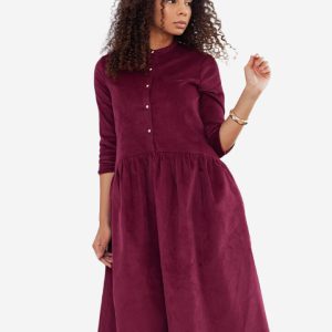 Dress maroon