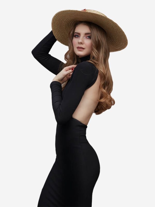 Long dress black